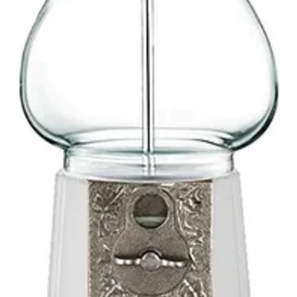 COPY - Artic  WHITE 15" King Classic Gumball/Candy Machine with 1 lb. of Gumbal…